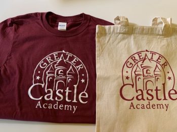 Shirts and tote bags